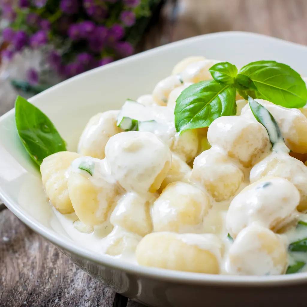 Gnocchi sauce chèvre-miel