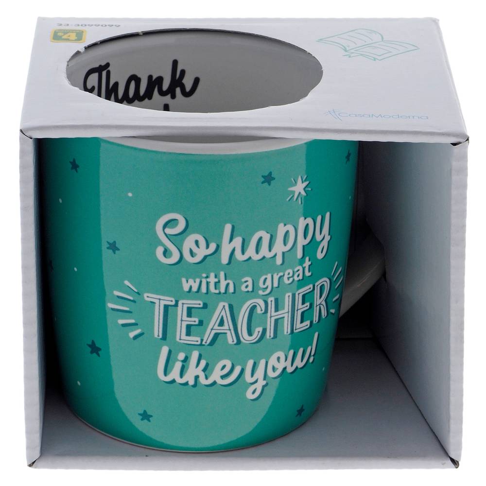 Porcelain Teacher Mug in Gift Box