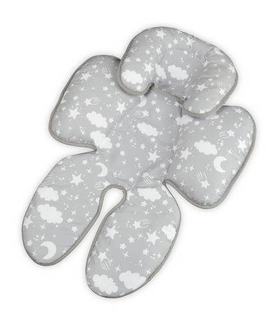 On The Goldbug Infant Head & Body Support with Vibrating Soother Neutral Cloud Print