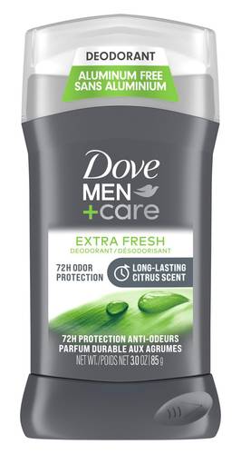 Dove men+care désodorisant en bâton sans aluminium - aluminium-free deodorant stick (agrumes)