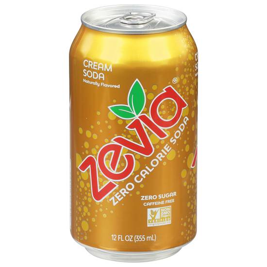 Zevia Zero Calorie Cream Soda (6 pack, 12 fl oz)
