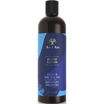 As I Am Dry and Itchy Scalp Care Dandruff Shampoo, Olive-Tea Tree (12 fl oz)