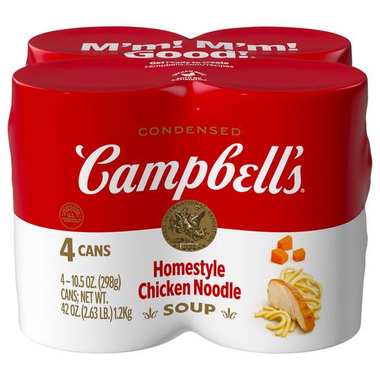 Campbell's Condensed Homestyle Chicken Noodle Soup (4 ct)