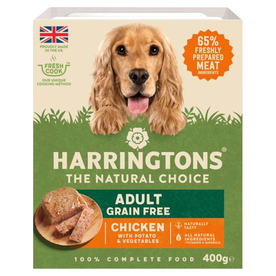 Harringtons Chicken With Potato & Vegetables Wet Dog Food Tray (400g)