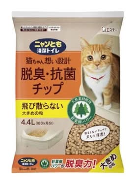ニャンとも清潔 脱臭抗菌チップ大きめの粒 4.4L