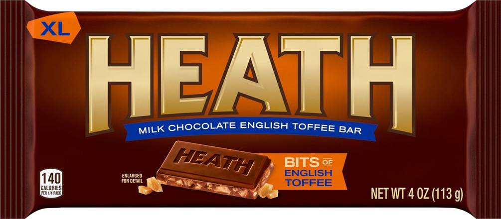HERSHEY'S Milk Chocolate XL Candy Bar, 4.4 oz