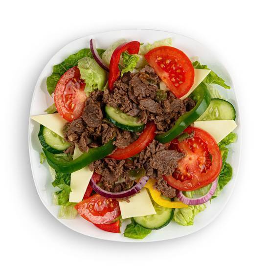Salad Steak with Cheese