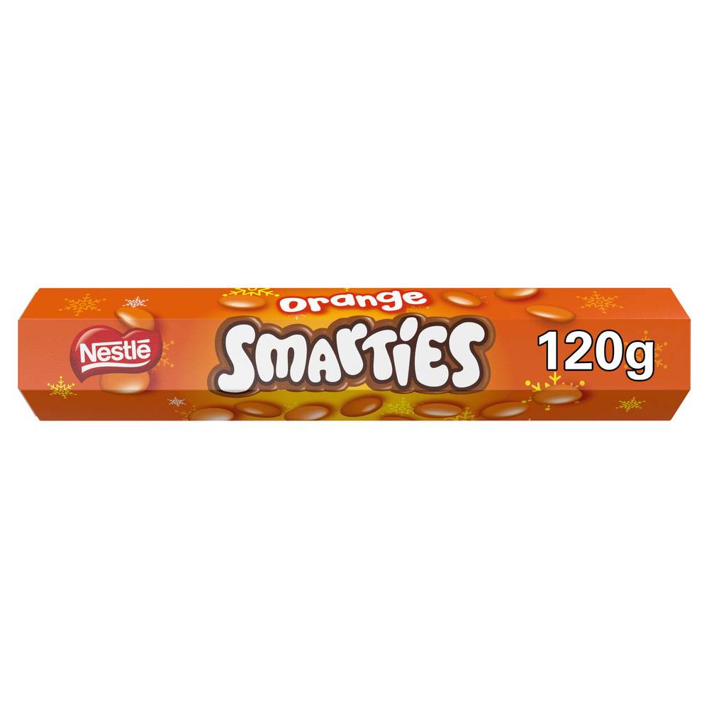 Smarties Orange Milk Chocolate Giant Tube 120g