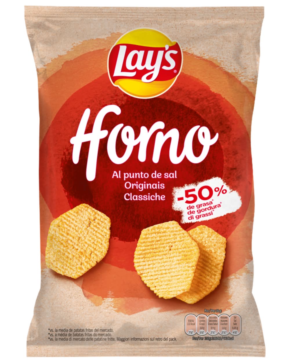 Batata Frita Forno Ondulada Original Lay's (emb. 150 gr)