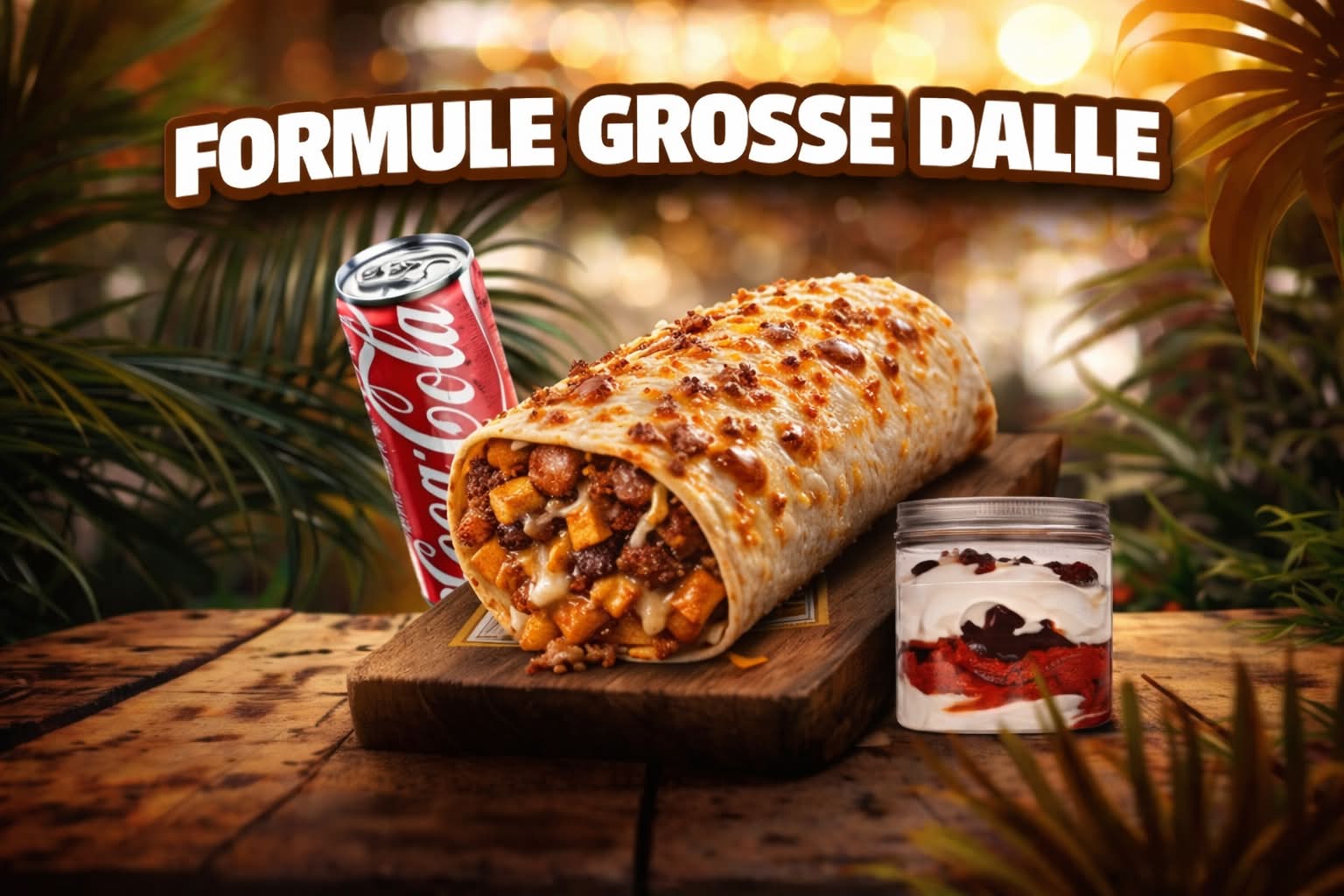 FORMULE GROSSE DALLLE  TACOS 😋🍕