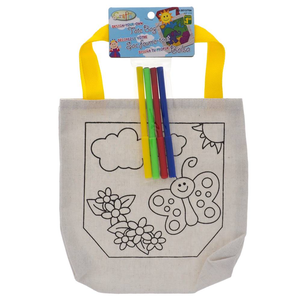 Design your Own Tote Bag With Markers