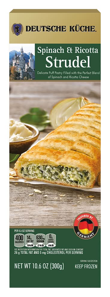 Deutsche Küche Spinach & Ricotta Strudel (10.6 oz)