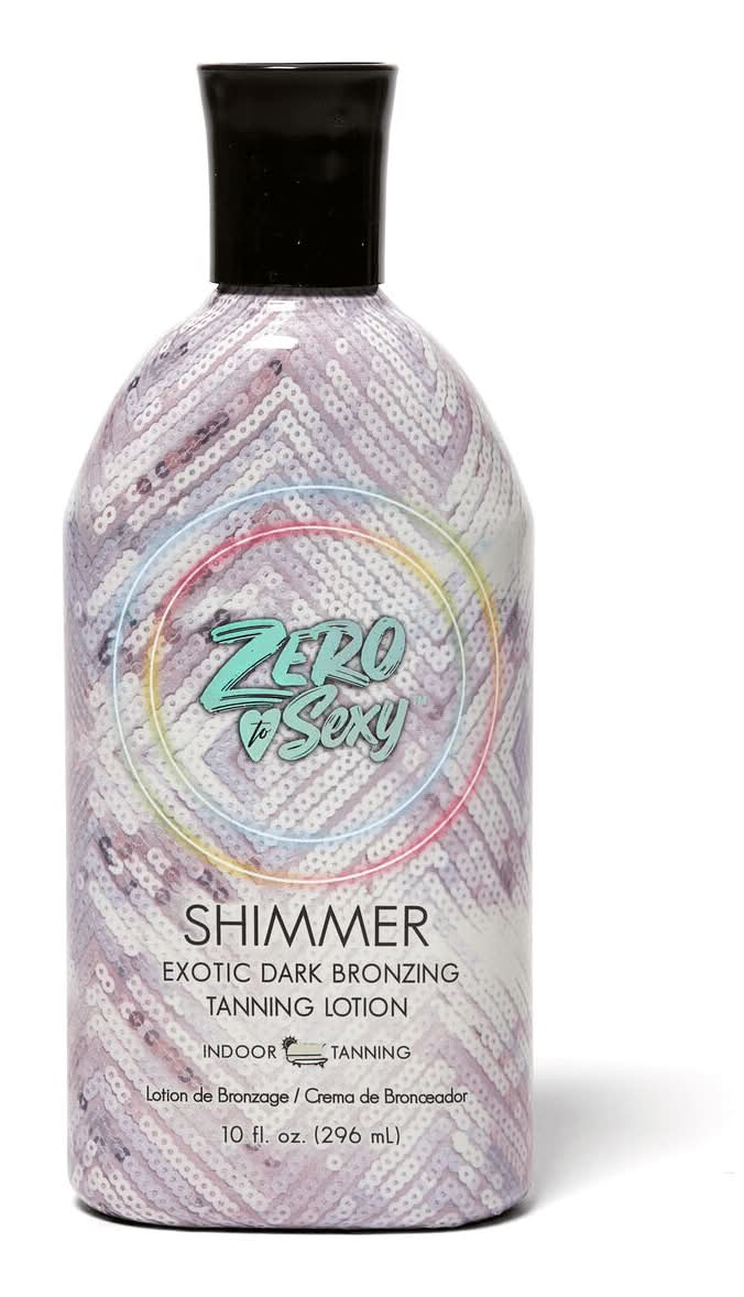 Zero to Sexy Shimmer Exotic Dark Bronzing Tanning Lotion (10 fl oz)