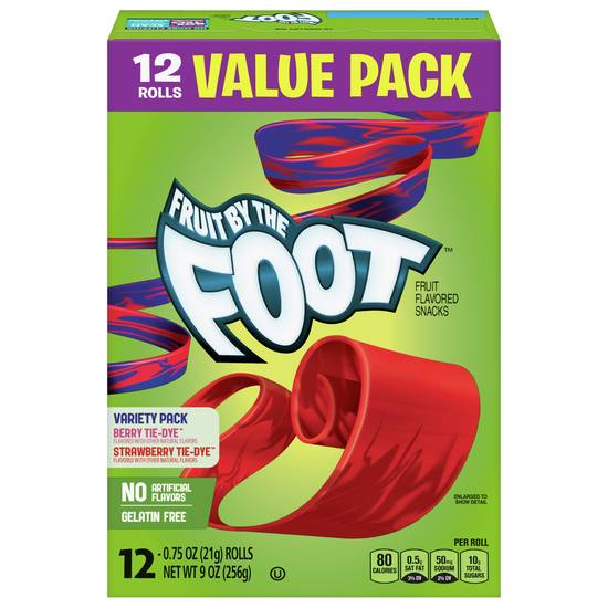 Fruit By the Foot Value pack Fruit Flavored Snacks (12 x 0.75 oz)