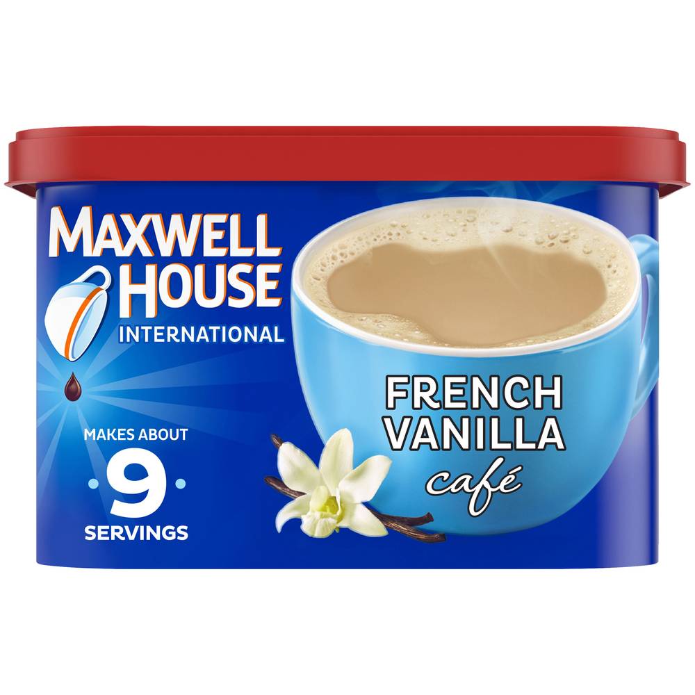 Maxwell House French Vanilla Cafe Drink Mix (8.4 oz)