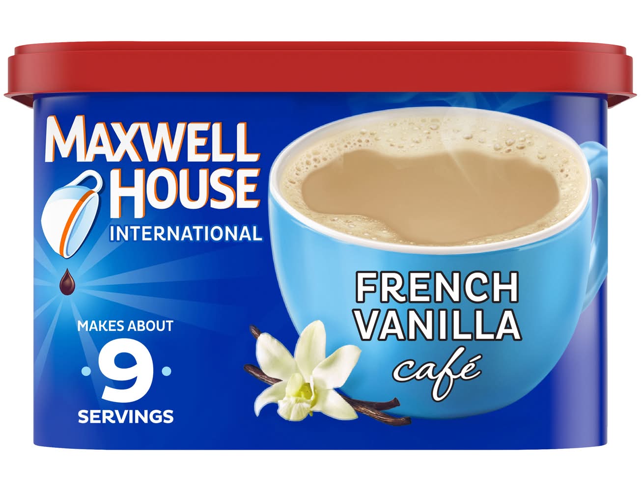 Maxwell House Coffee Beverage Mix, French Vanilla (8.4 oz)