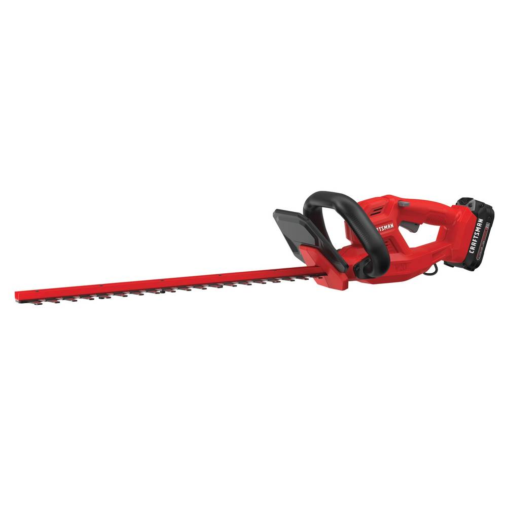 CRAFTSMAN V20 20-volt Max 20-in Battery Hedge Trimmer 1.5 Ah (Battery and Charger Included) | CMCHT810C1