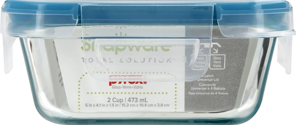 Pyrex Snapware Total Solution Write & Erase 2 Cup Container