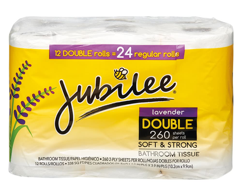 Jubilee Soft & Strong Bathroom Tissue Lavender Scent