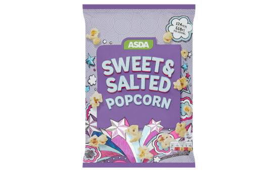 Asda Sweet & Salted Popcorn 100g