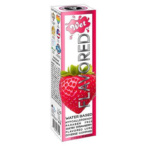 Wet Platinum Sultry Strawberry Premium Lubricant Serum Sultry Strawberry - 3.1 fl oz