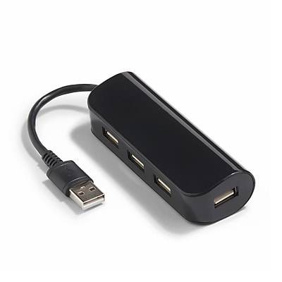 Nxt Technologies 4-port Usb 2.0 Hub (black )