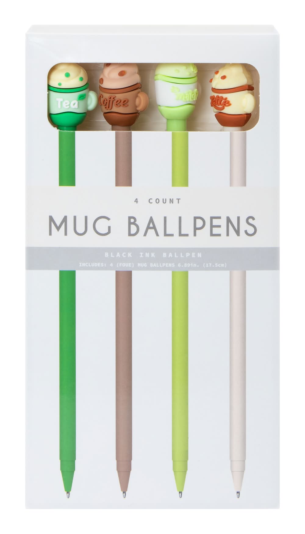 Soda Can Pens 4-Count Coffee