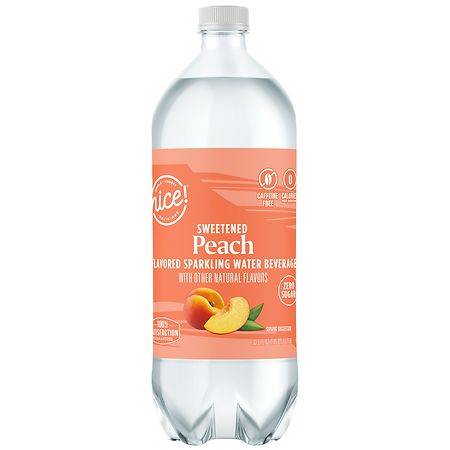 Nice! Sugar Free Peach Sparkling Water Beverage (33.8 fl oz)