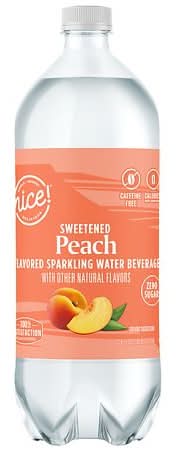Nice! Flavored Sparkling Water, Peach (33.8 fl oz)