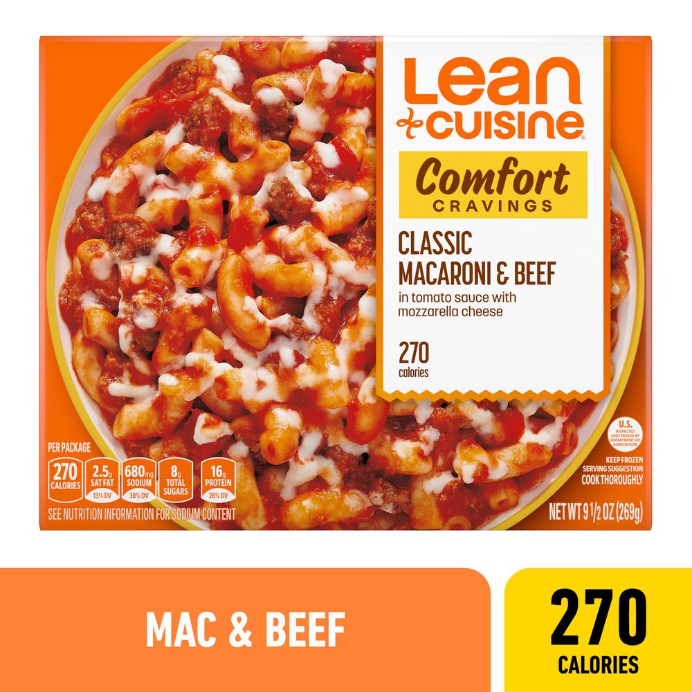 Lean Cuisine Classic Macaroni and Beef in Tomato Sauce