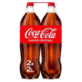 Coca Cola pack de 2 botellas de 2 l.