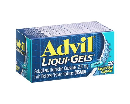 Advil · Ibuprofen Liqui-Gels Pain & Fever Reliever (40 capsules)