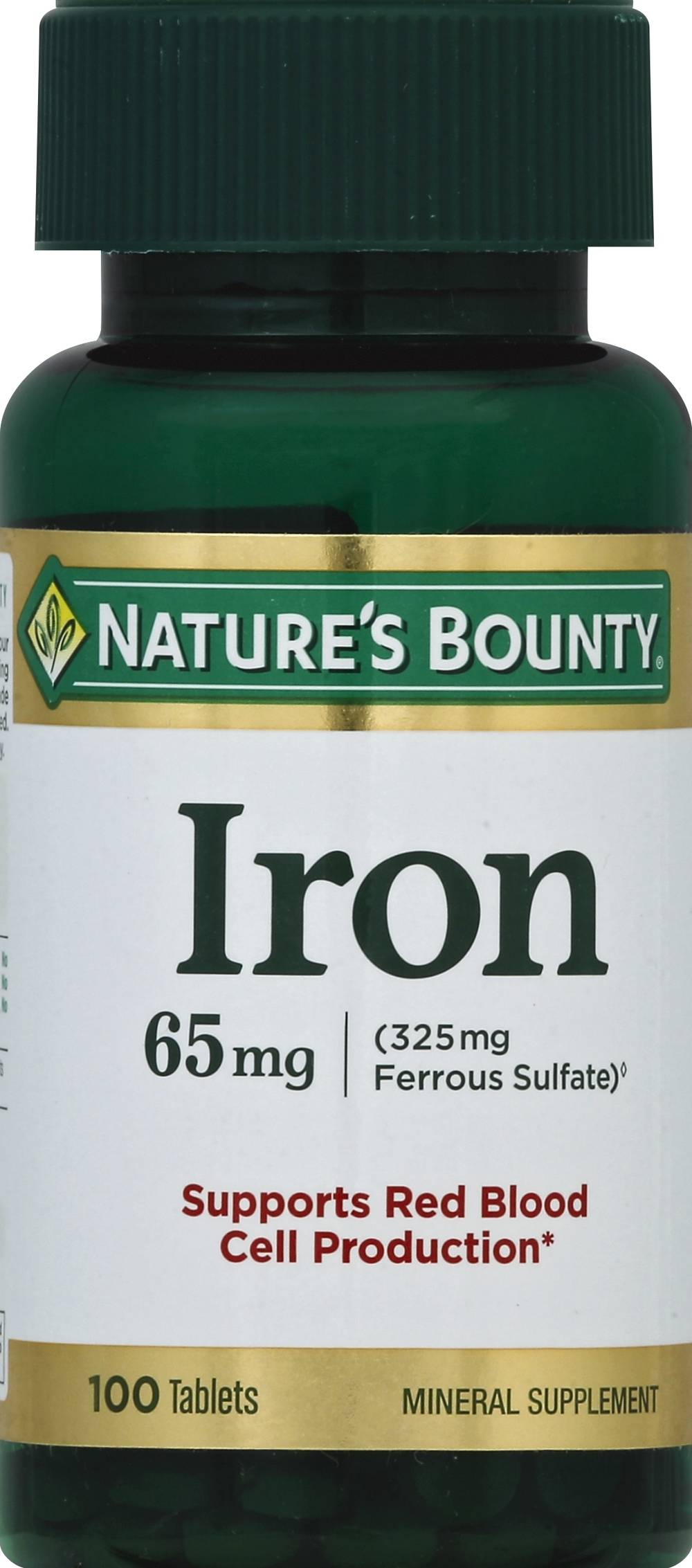 Nature's Bounty Iron Tablets (3.2 oz)