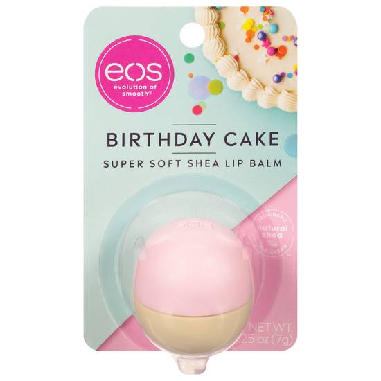 Eos Birthday Cake Super Soft Shea Lip Balm