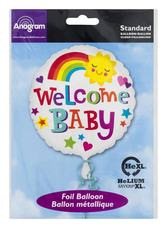 Anagram Welcome Baby Foil Balloon (1 unit)