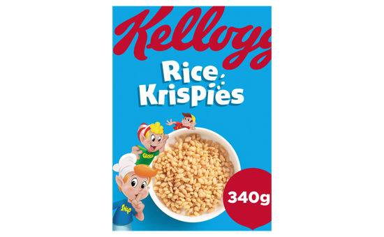 Kellogg's Rice Krispies Breakfast Cereal 340g