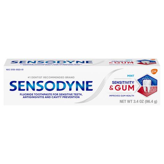 Sensodyne Dual Action Mint Toothpaste