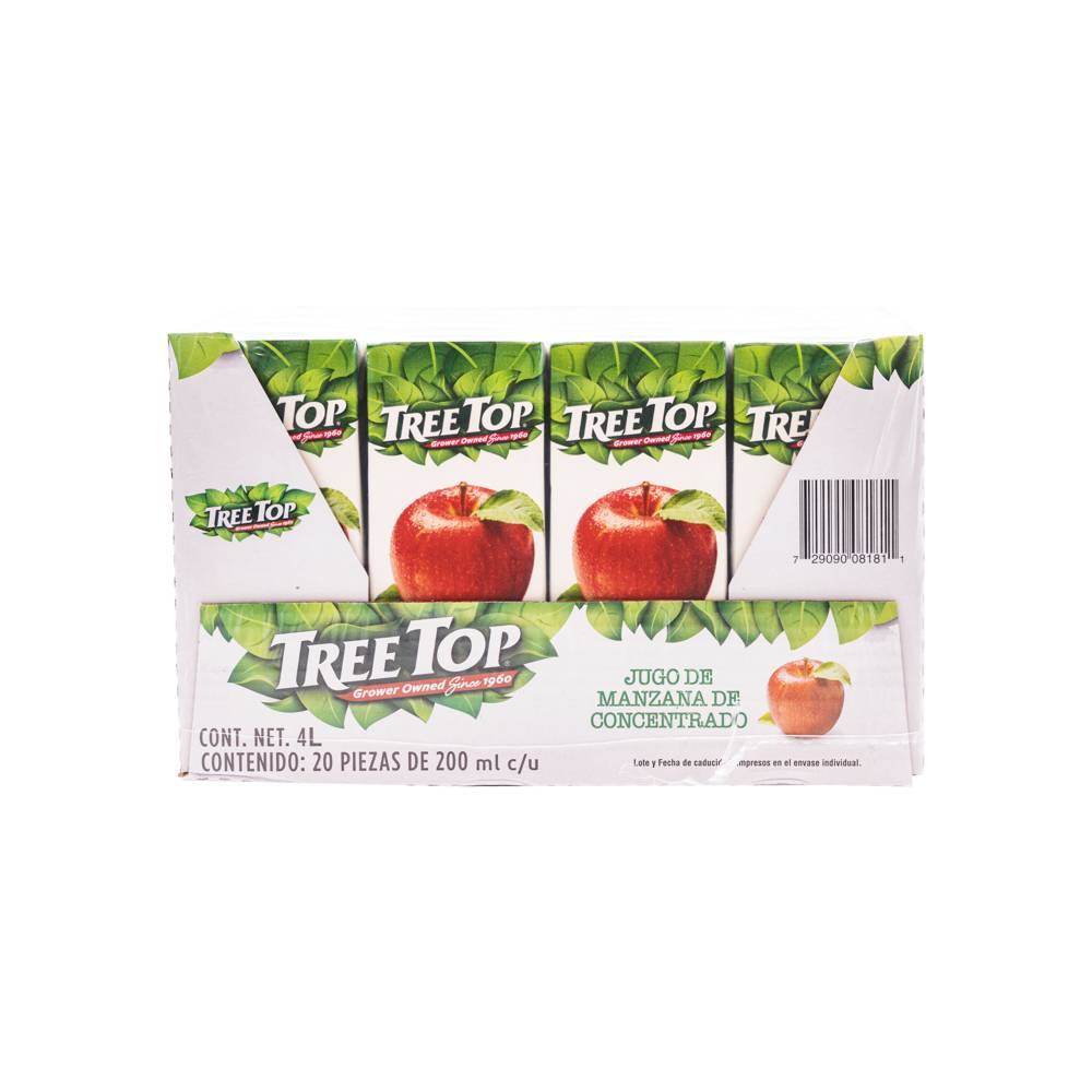 Tree top jugo de manzana concentrado (20 pack, 200 ml)