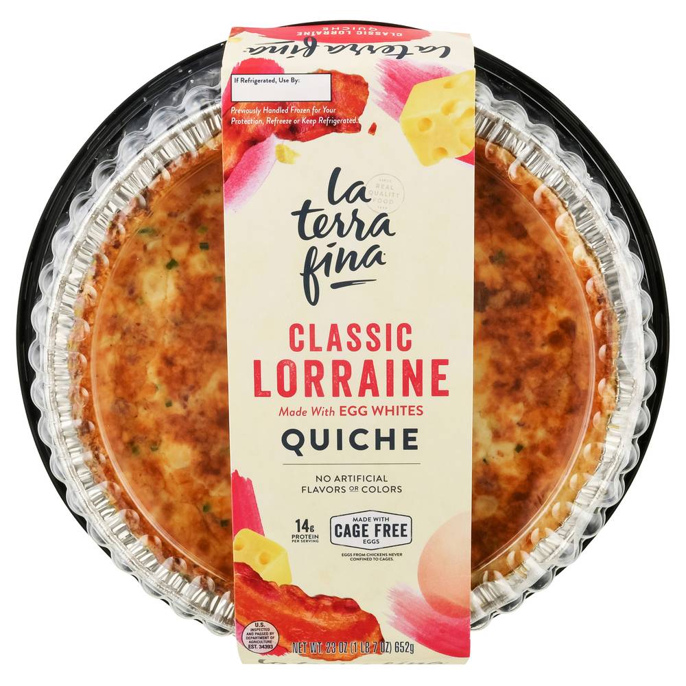 La Terra Fina Classic Lorraine Quiche