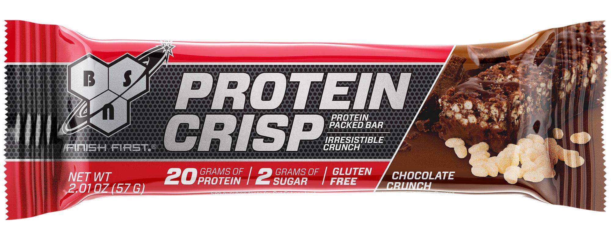 BSN Protein Crisp Packed Bar, Chocolate Crunch (2.01 oz)