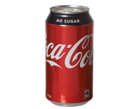 Coca Cola No Sugar Can 375ml