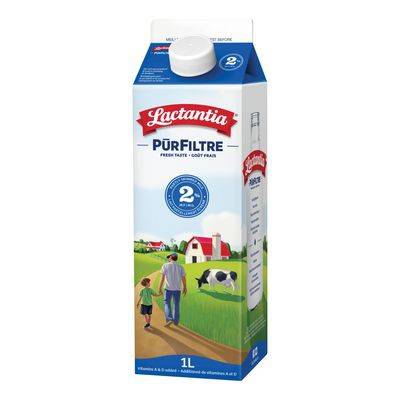 Lactantia purfiltre lait partiellement écrémé 2% (1 l) - purfiltre partly skimmed milk 2% (1 l)
