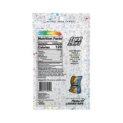 Sour Strips Rainbow Belt Candy (3.9 oz)