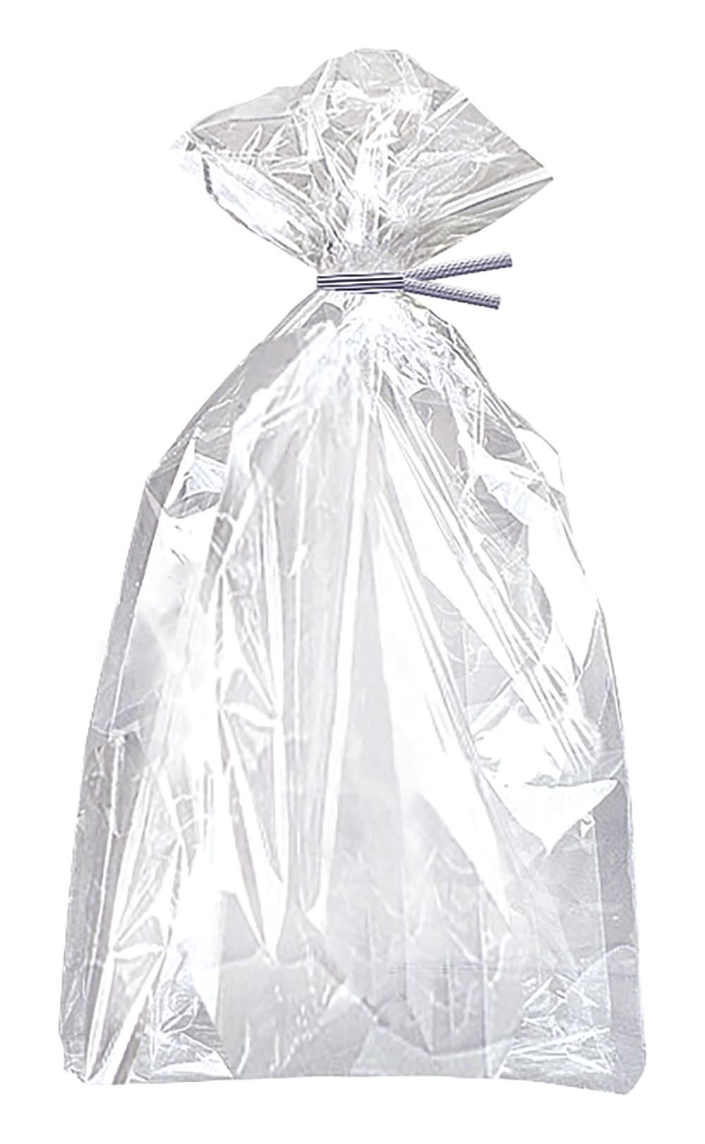 Clear Cellophane Gift Bags 30-Pack