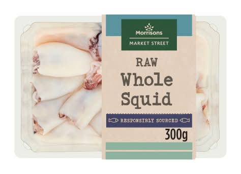 Morrisons The Fishmonger's on Market Street Raw Whole Squid (300g)