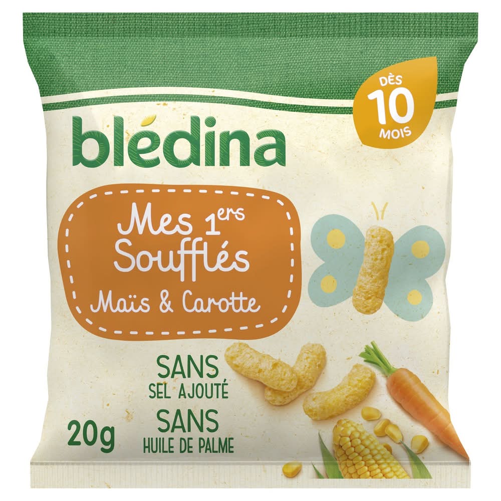 Blédina - Soufflés maïs et carotte dès 10 mois (20g)