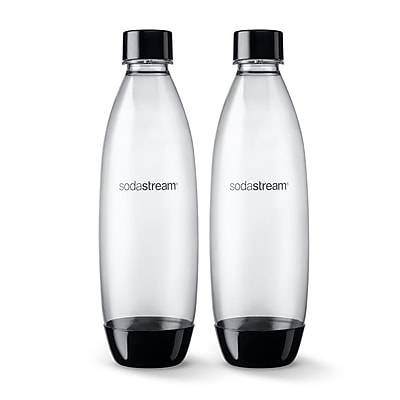 Sodastream Carbonating Bottle Twin pack (2 ct) ( clear-black)