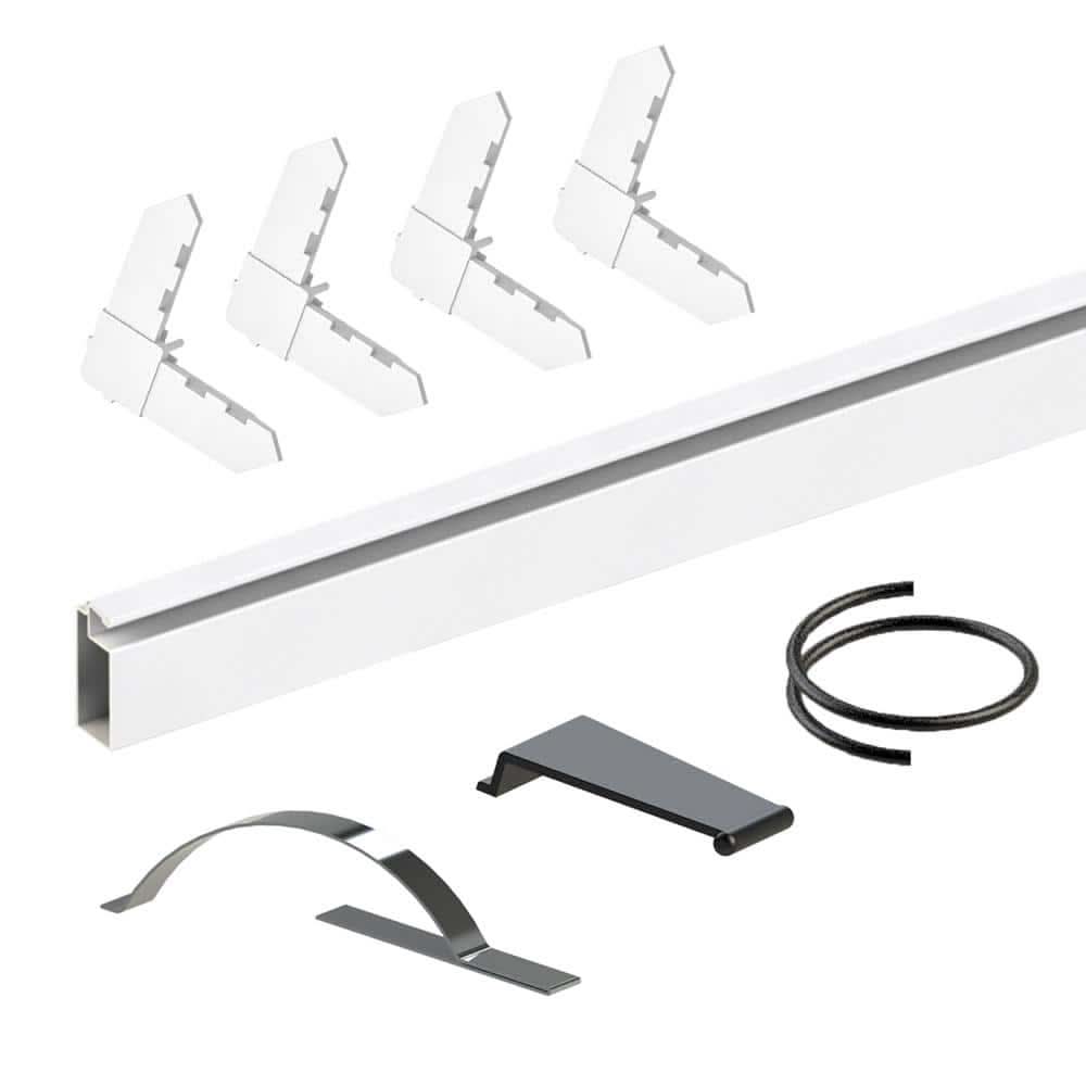 Screen Tight 5/16 In. X 36 In. White Aluminum Window Screen Frame Kit