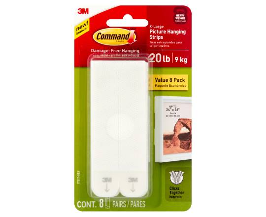 Command Brand Command White Picture Hanging Strips