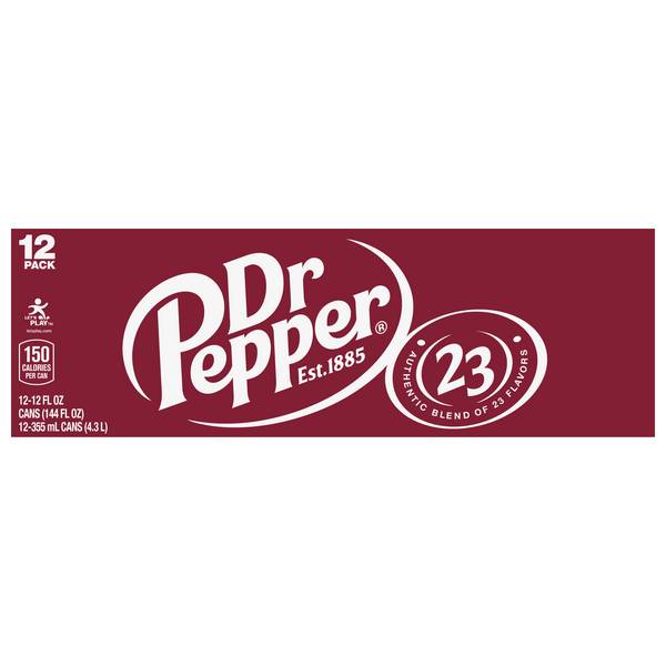 Dr Pepper 12 oz. Can 12-Pack